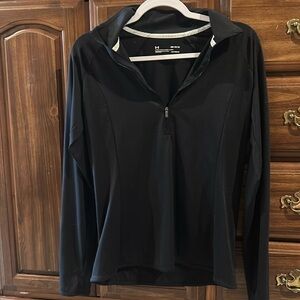 Black Under Armour quarter zip pullover